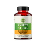 Energy & Focus Capsules - Nootropic Supplement for Mental Clarity, Concentration & Alertness - No Crash - 60 Caps