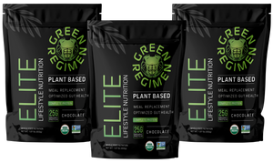 Organic Plant Based Protein Chocolate - 3 Month Supply | Elite Protein by Green Regimen