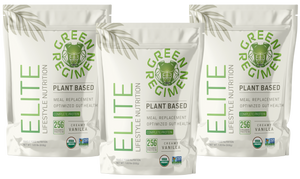 Organic Plant Based Protein Vanilla - 3 Month Supply | Elite Protein by Green Regimen