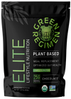 Organic Plant Based Protein Chocolate - 20 Servings | Elite Protein by Green Regimen