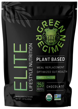 Organic Plant Based ProteinChocolate - 20 Serving + 60 Energy and Focus Capsules