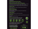 Organic Plant Based ProteinChocolate - 20 Serving + 60 Energy and Focus Capsules