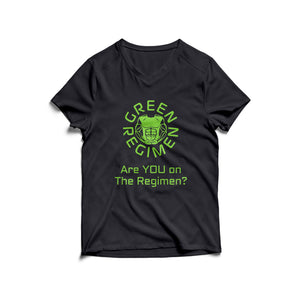 Are you on the Regimen Black V-Neck T-Shirt