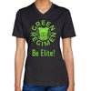 Women's 365 V-Neck Performance Tee / Training Tee - Black "Be Elite" Edition
