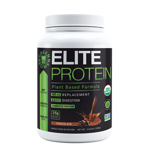 Organic Plant Based Protein   Chocolate - 30 Servings | Elite Protein by Green Regimen